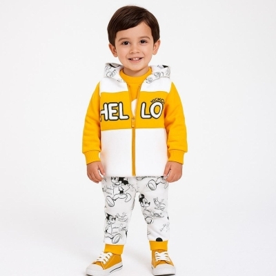 MİNİCE 6430-ERKEK 9/24 AY HELLO NAKIŞLI AYLIK TAKIM