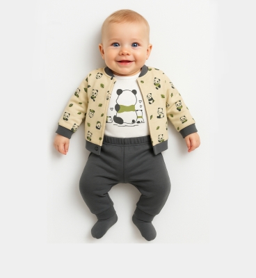 PANDA DESEN 3&#039;LÜ TAKIM (3 AY-6 AY-9 AY)