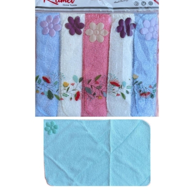 RAMELKİDS 424-UNISEX 1/9 AY 5Lİ BEBE BÜYÜK MENDİL