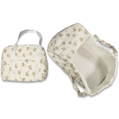 UNİSEX 0/24 AY PENYE LÜX İKİLİ KALPLİ OTURAN AYI A