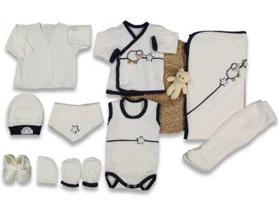 UNISEX 0/3 AY 10 LU NOHUTLU KUZULU LÜX ZIBIN  SET