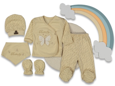 UNISEX 0/3 AY 5 Lİ ORGANİK PRİNCESS