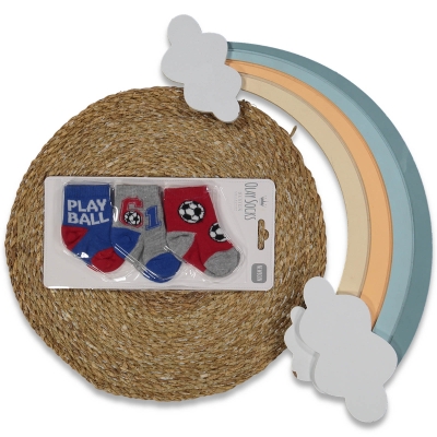 UNİSEX 0/6 AY KARIŞIK DESEN ASETATLI CORAP