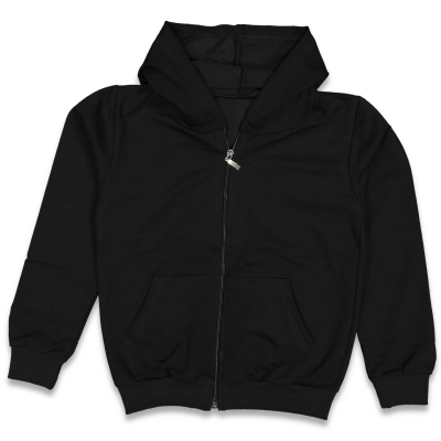 UNISEX 10/15 YAŞ  KAPŞONLU FERMUARLI HIRKA