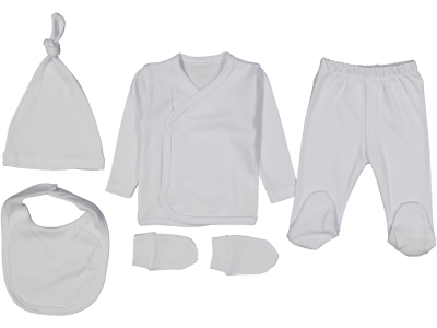 UNISEX 1/1 AY DÜZ 5Lİ ZIBIN SETİ