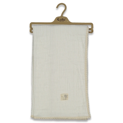 UNISEX 1/12 AY MUSLİN ÇİFT KAT FİSTOLU BATTANİYE 1