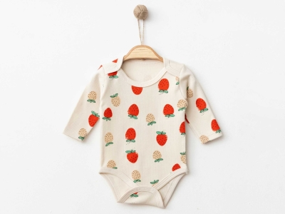 UNISEX 12/36 AY ÇİLEK KOLLU BÜYÜK BADİ