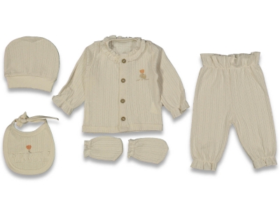 UNISEX 1/3 AY LALELİ DÜĞMELİ 5Lİ