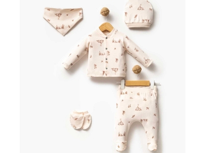 UNISEX 1/3 AY ÖRDEK 5Lİ ZIBIN SET