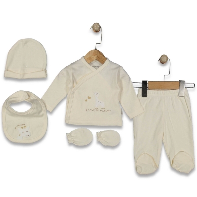 UNISEX 1/3 AY YAVRULU ZÜRAFA 5 Lİ ZIBIN TAKIMI