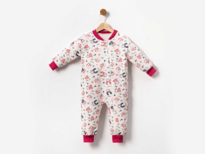 UNISEX 1/3 YAŞ HARF BASKILI EKO UYKU TULUMU