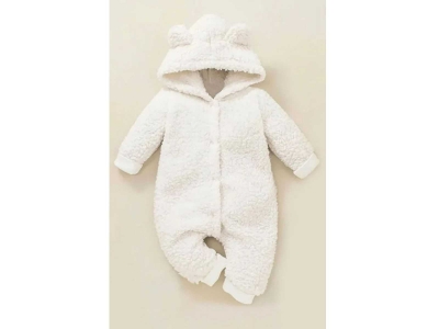 UNISEX 1/3 YAŞ KAPŞONLU KUZU TULUM