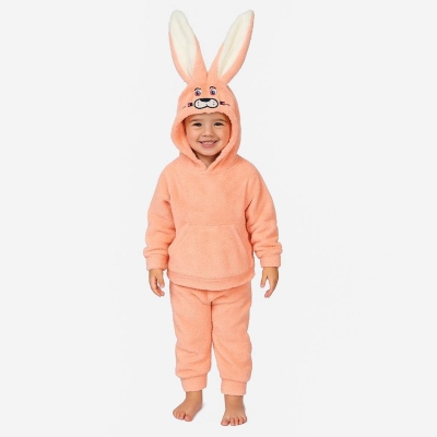 UNISEX 1/3 YAŞ KULAKLI TAVŞAN NAKILI 2Lİ TAKIM