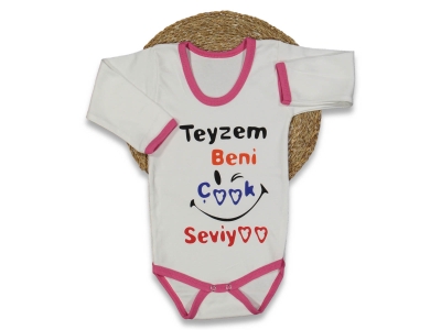 UNISEX 1/36 AY 40/1 PENYE UZUN KOLLU TEYZEM YAZILI