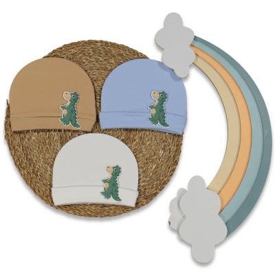 UNISEX 1/6 AY SEVİMLİ DİNAZOR FİGÜRLÜ ŞAPKA