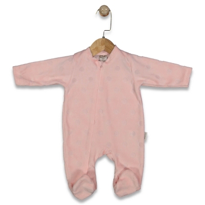 UNISEX 1/9 AY KADİFE PUANLI DESENLİ  TULUM