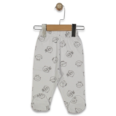 UNISEX 1/9 AY SEVİMLİ SURAT DESENLİ PATİKLİ TEK AL