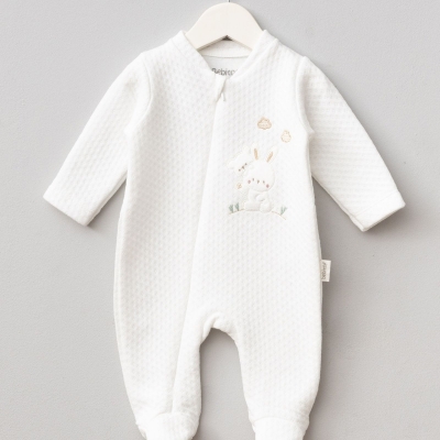 UNISEX 1/9 AY TAVŞAN DESEN KAPİTONE TULUM