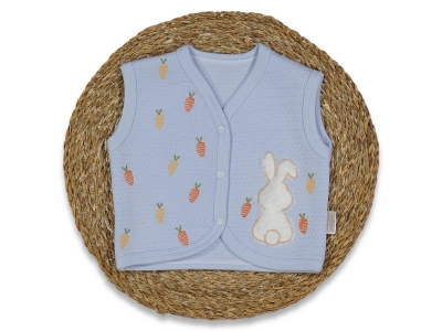 UNISEX 3/12 AY TAVŞAN DESEN YELEK 