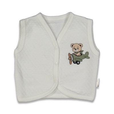 UNISEX 3/12 AY UÇAN AYI DESEN YELEK