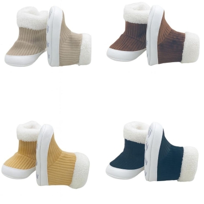 UNISEX 3/18 AY KÜRKLÜ KADİFE BOT