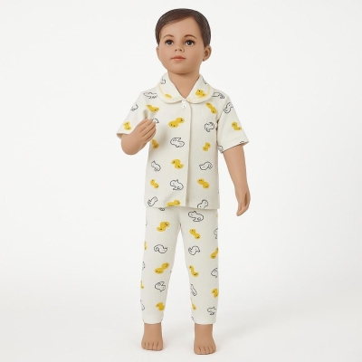 UNISEX 3/3 AY YAKASI BİYELİ CİVCİV TAKIM