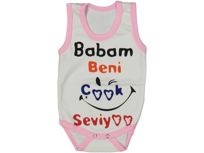 UNISEX 3/36 AY BABAM BENİ SEVİYO ASKILI BADİ