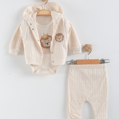 UNISEX 3/9 AY MİNİK KAPLAN 3&#039;LÜ TAKIM