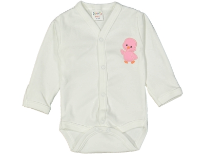 UNISEX 56/62 BEDEN YENİDOĞAN CİVCİV NAKIŞLI BADİ