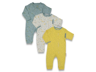 UNISEX 9/18 AY FERMUARLI KAZ BASKILI TULUM