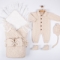 BABY MY 4075-UNISEX 3/3 AY TRİKO KUNDAK TAKIM