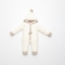 BABY MY 4108-UNISEX 3/9 AY TRİKO VELSOFTLU TULUM