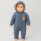 BABY MY 4118-UNISEX 3/9 AY TRİKO NAKIŞLI WELSOFTLU TULUM