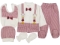 BEBE 5Lİ PAPYONLU AYI SET
