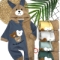BYMURAT 8985-ERKEK 3/12 AY THE TREE AYI KAFA 3-İP TULUM