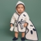 GAYE 826-UNISEX 12/12 AY KULAKLI TAVŞAN BORNOZ SET