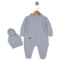 JOJOMİNİ 25103-UNISEX 6/12 AY SAÇ ÖRGÜ CEPLİ TULUM