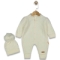 JOJOMİNİ 25111-UNISEX 6/12 AY DESENLİ DÜĞMELİ TULUM