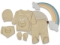 KIZ 0/3 AY 5 Lİ ORGANİK BUTTERFLY ZIBIN SET