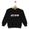 KIZ 3/12 YAŞ SÜZİNELİ 4 KALP NAKIŞLI  SWEAT