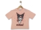 KIZ 5/9 YAŞ KUROMİ KISA KOL T