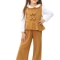KIZ 6/10 YAŞ SÜET PANTALONLU  TAKIM