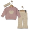 KIZ 9/24 AY ÇİÇ PANTALONLU BANDANALI 2Lİ TAKIM