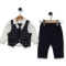 MİRKON BABY-TOTT KİDS 2104-ERKEK 9/24 AY KRAVATLI YELEKLİ TAKIM