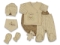 UNISEX 0/3 AY 5 Lİ ORGANİK BAMBU TAVŞAN ZIBIN SET
