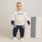 UNISEX 0/3 AY YAKALI KARELİ BEBE TAKIM