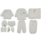 UNISEX 1/3 AY 10 LU ORGANİK SMOKİN LÜX BEBEK SET