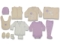 UNISEX 1/3 AY BALONLU TAVŞAN 11 Lİ SET