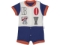 UNISEX 1/3 YAŞ BOYS ŞORTLU TULUM 