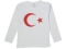 UNISEX 5/8 YAŞ BEYAZ BAYRAK BASKI BADİ
